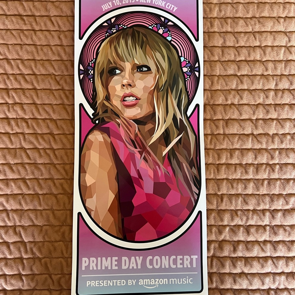 Taylor Swift Prime Day Concert Poster